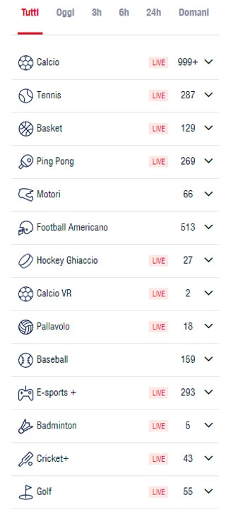Tipi di giochi di scommesse Bankonbet su smartphone Tipi di giochi di scommesse Bankonbet su smartphone