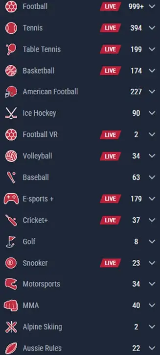 Opzioni di scommesse di Rabona su dispositivi mobili Opzioni di scommesse di Rabona su dispositivi mobili